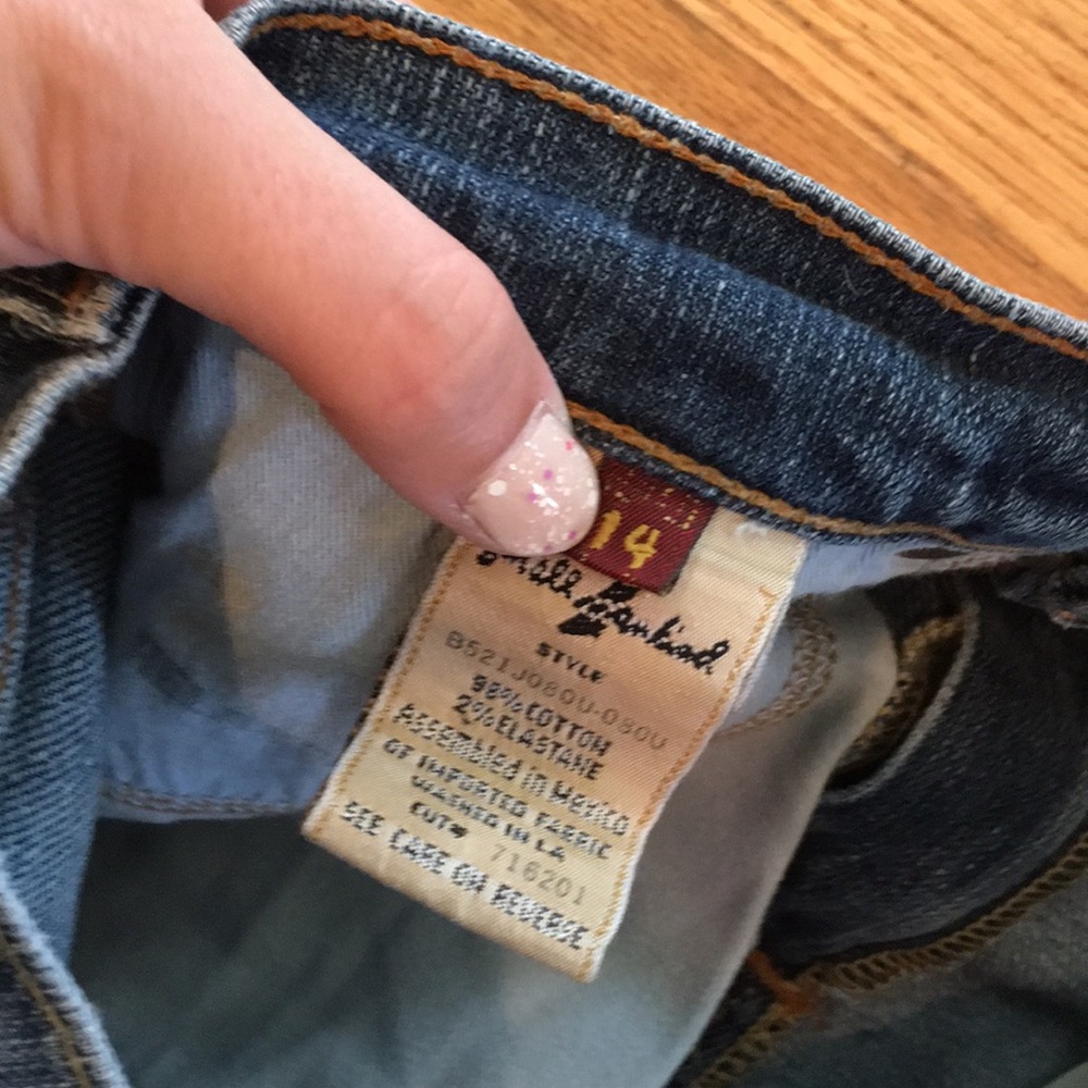 7 For All Mankind High Waisted Shorts - Picture 7 of 8
